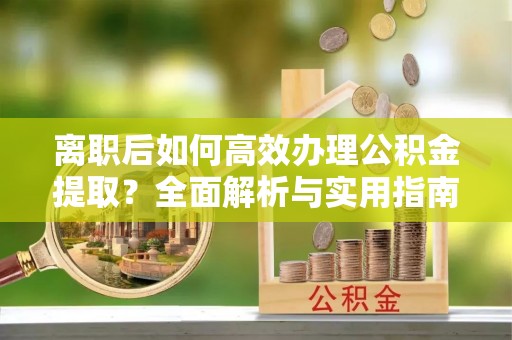 零陵离职后如何高效办理公积金提取？全面解析与实用指南