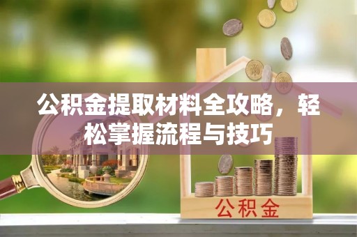 零陵公积金提取材料全攻略，轻松掌握流程与技巧