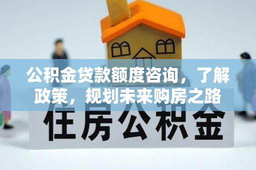 零陵公积金贷款额度咨询，了解政策，规划未来购房之路
